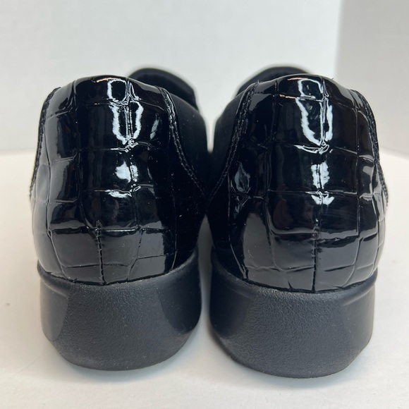 Clarks Collection Gael Rex Black Croc Print Loafer Shoes 26102169 Size 10M XLNT - Picture 5 of 14